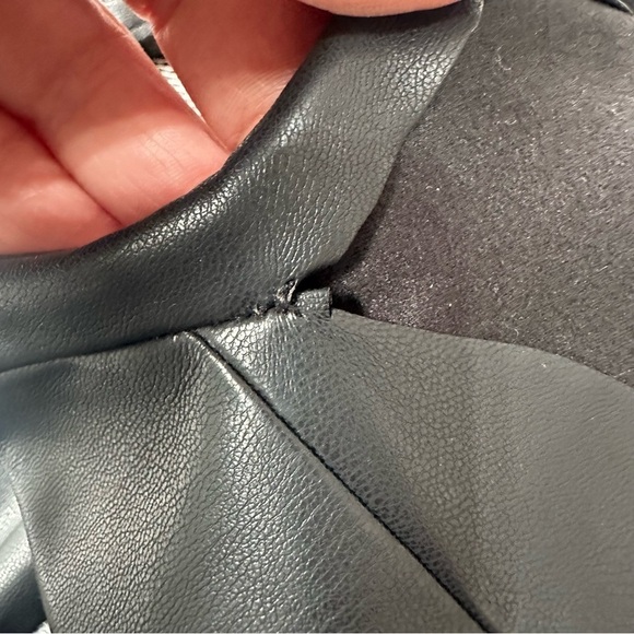 Lamarque Nitza Faux Leather  Dress in Black Sz XS - Picture 13 of 13